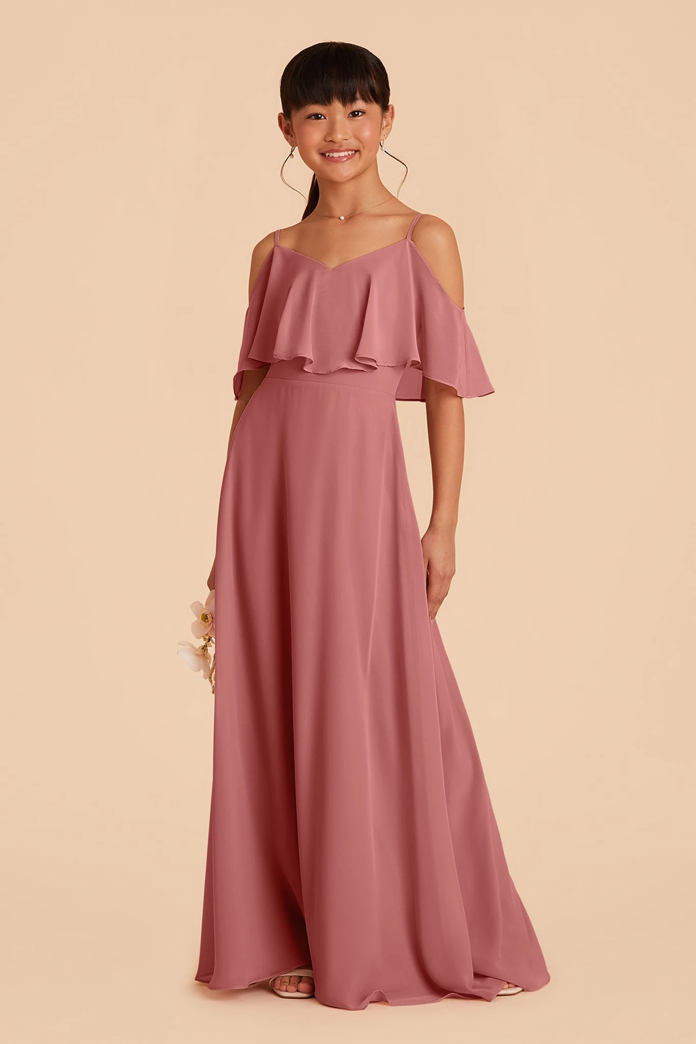 Janie Convertible Junior Dress - Mulberry 4 Janie Convertible Junior Dress - Mulberry - Image 2