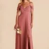 Spence Convertible Dress - Mulberry -Elegance Bridal Store mulberry spence convertible slit bridesmaid dress 02