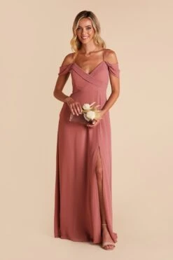 Spence Convertible Dress - Mulberry 25 Spence Convertible Dress - Mulberry -Elegance Bridal Store mulberry spence convertible slit bridesmaid dress 03