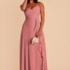 Theresa Chiffon Dress - Mulberry 1 Theresa Chiffon Dress - Mulberry -Elegance Bridal Store mulberry theresa convertible slit bridesmaid dress 02