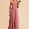 Winnie Convertible Chiffon Dress - Mulberry 2 Winnie Convertible Chiffon Dress - Mulberry -Elegance Bridal Store mulberry winnie convertible slit bridesmaid dress 04