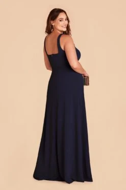 Alex Convertible Dress - Navy -Elegance Bridal Store navy alex plus size convertible bridesmaid dress 02