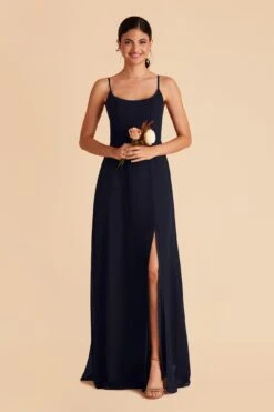 Amy Chiffon Dress - Navy -Elegance Bridal Store navy amy bridesmaid dress 02 43ec2ed1 b386 438a 8e06 66647206d236