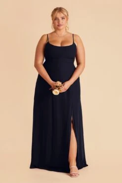 Amy Chiffon Dress - Navy -Elegance Bridal Store navy amy plus size bridesmaid dress 03 fb715240 023c 4a9b 9b34 6ae02ffd81d3