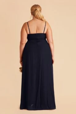 Amy Chiffon Dress - Navy -Elegance Bridal Store navy amy plus size bridesmaid dress 04 eddcc5c1 6682 402b b3bb 0d826b2891a7