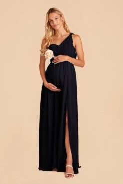 Grace Convertible Dress - Navy -Elegance Bridal Store navy grace convertible bridesmaid dress 01
