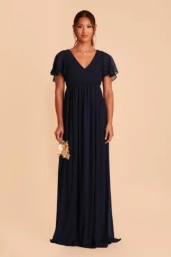 Hannah Empire Dress - Navy 15 Hannah Empire Dress - Navy -Elegance Bridal Store navy hannah bridesmaid dress 02