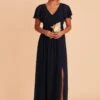 Hannah Empire Dress - Navy -Elegance Bridal Store navy hannah bridesmaid dress 04