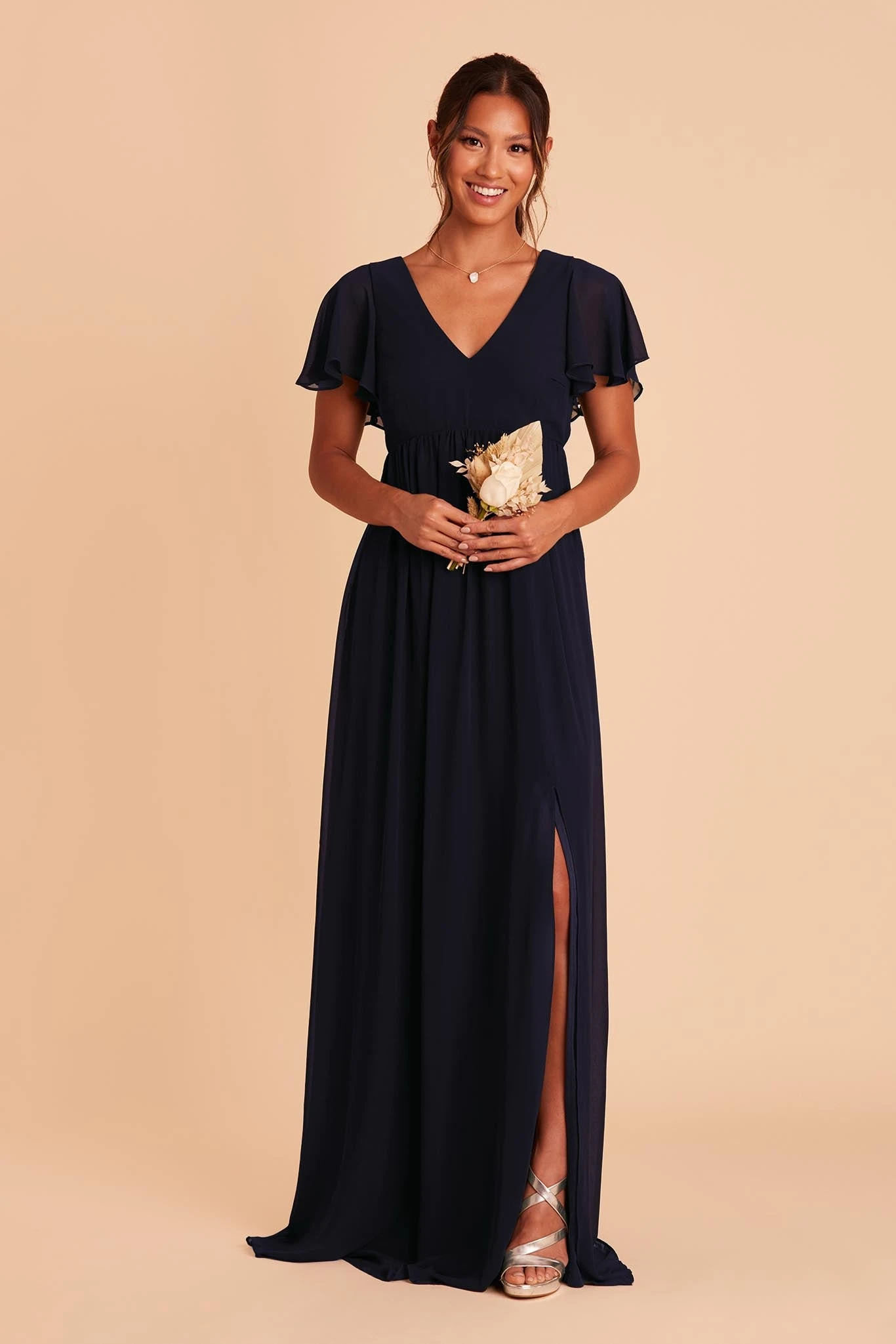 Hannah Empire Dress - Navy 3 Hannah Empire Dress - Navy