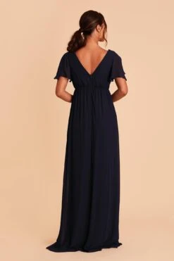 Hannah Empire Dress - Navy 16 Hannah Empire Dress - Navy -Elegance Bridal Store navy hannah bridesmaid dress 05