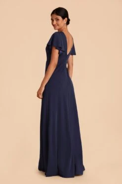 Hannah Crepe Dress - Navy -Elegance Bridal Store navy hannah convertible bridesmaid dress 02