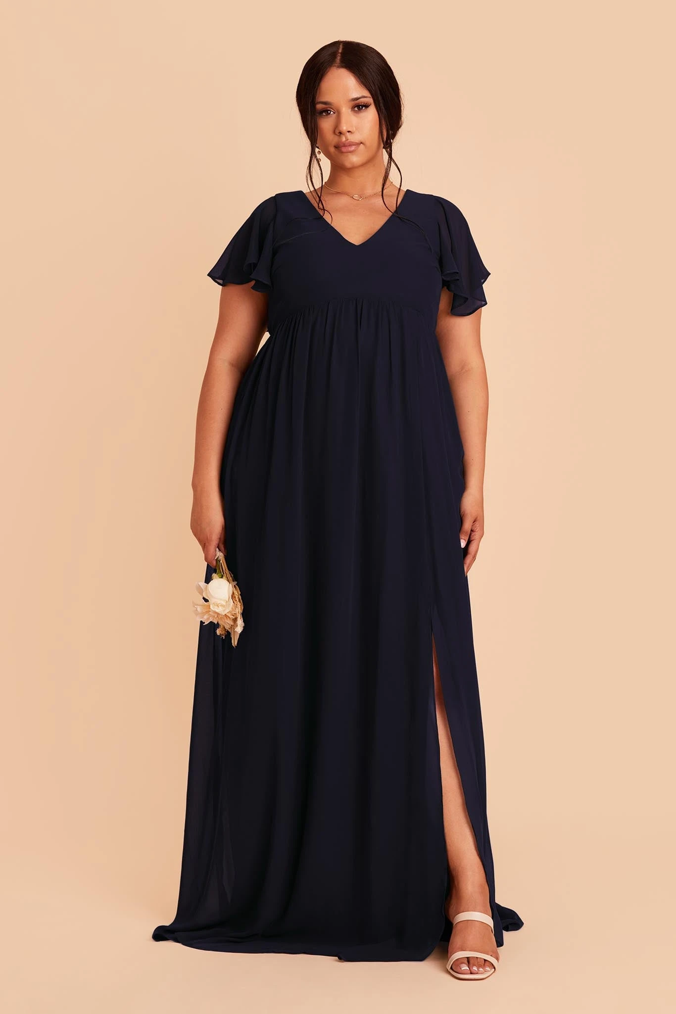 Hannah Empire Dress - Navy 5 Hannah Empire Dress - Navy - Image 3