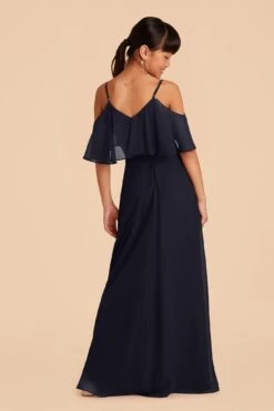 Janie Convertible Junior Dress - Navy -Elegance Bridal Store navy janie convertible junior bridesmaid dress 01