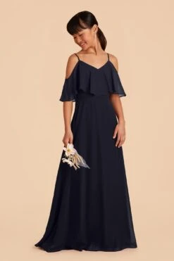 Janie Convertible Junior Dress - Navy -Elegance Bridal Store navy janie convertible junior bridesmaid dress 04