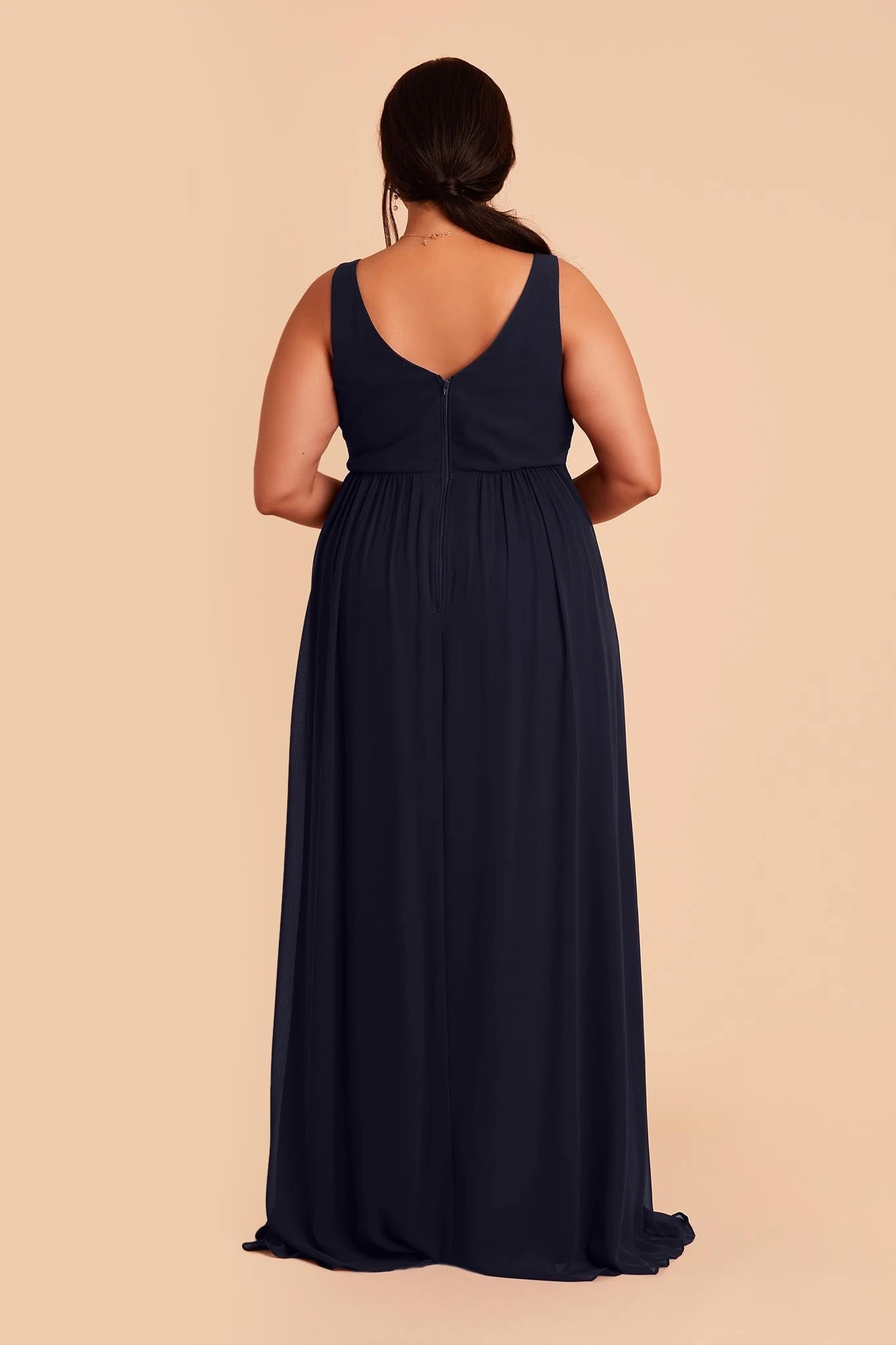 Laurie Empire Dress - Navy - Image 9