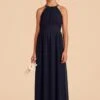 Sienna Junior Dress - Navy -Elegance Bridal Store navy sienna junior bridesmaid dress 01
