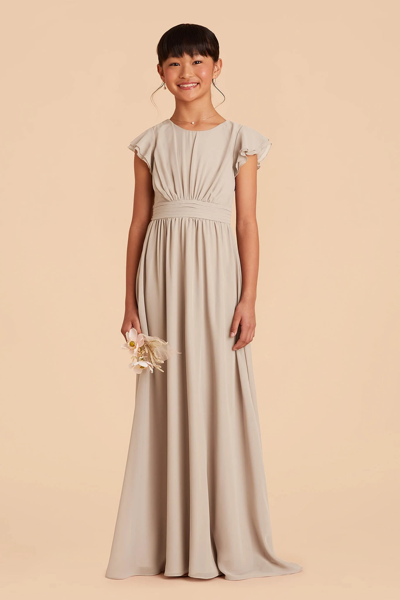 Celine Junior Dress - Neutral Champagne 6 Celine Junior Dress - Neutral Champagne - Image 4