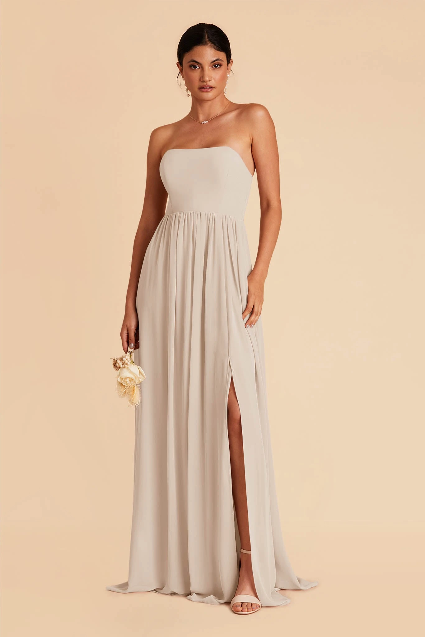 August Convertible Dress - Neutral Champagne 4 August Convertible Dress - Neutral Champagne - Image 2