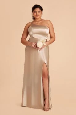 Kensie Shiny Satin Dress - Neutral Champagne 13 Kensie Shiny Satin Dress - Neutral Champagne -Elegance Bridal Store neutral champagne kensie plus size satin bridesmaid dress 02 df268c72 f304 4d92 b7dd 4d7d99b63474