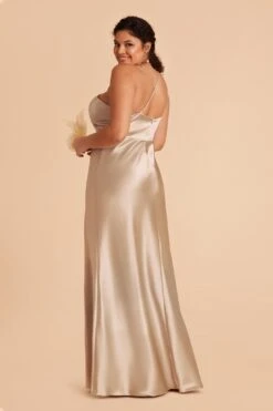 Kensie Shiny Satin Dress - Neutral Champagne 18 Kensie Shiny Satin Dress - Neutral Champagne -Elegance Bridal Store neutral champagne kensie plus size satin bridesmaid dress 03 b5faeb4b 09f4 462c a4e0 38752f69128a