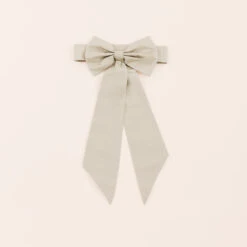 Liz Flower Girl Sash - Neutral Champagne