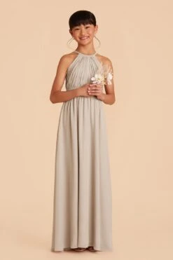Sienna Junior Dress - Neutral Champagne 10 Sienna Junior Dress - Neutral Champagne -Elegance Bridal Store neutral champagne sienna junior bridesmaid dress 02