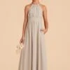 Sienna Junior Dress - Neutral Champagne