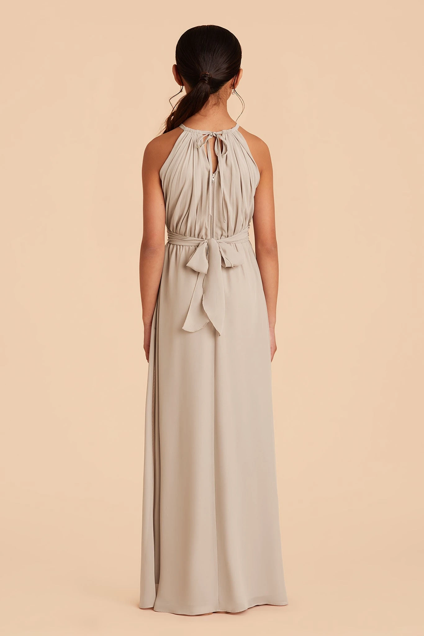 Sienna Junior Dress - Neutral Champagne 7 Sienna Junior Dress - Neutral Champagne - Image 5