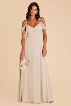 Spence Convertible Dress - Neutral Champagne