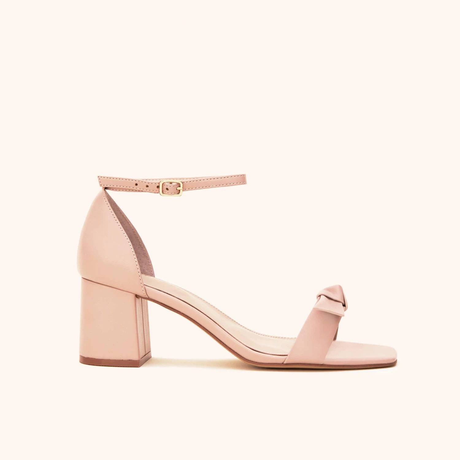 Elle Chunky Heel - Nude Blush 3 Elle Chunky Heel - Nude Blush