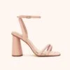 Julia Chunky Heel - Nude Blush 1 Julia Chunky Heel - Nude Blush -Elegance Bridal Store nude blush julia chunky heel bridesmaid shoes 01