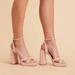 Ryanne Platform Heel - Nude Blush -Elegance Bridal Store nude blush ryanne platform heel bridesmaid shoes 03 51d77761 8e04 402e 8ec9 fce2f55bfe4e