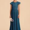 Celine Junior Dress - Ocean Blue -Elegance Bridal Store ocean blue celine junior bridesmaid dress 02