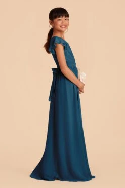 Celine Junior Dress - Ocean Blue -Elegance Bridal Store ocean blue celine junior bridesmaid dress 04