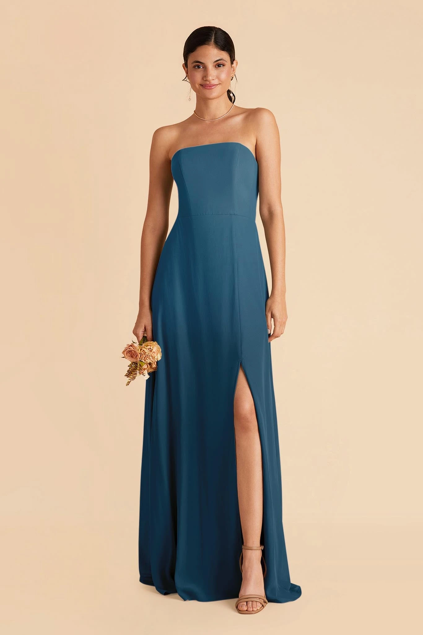 Chris Convertible Chiffon Dress - Ocean Blue 7 Chris Convertible Chiffon Dress - Ocean Blue - Image 5