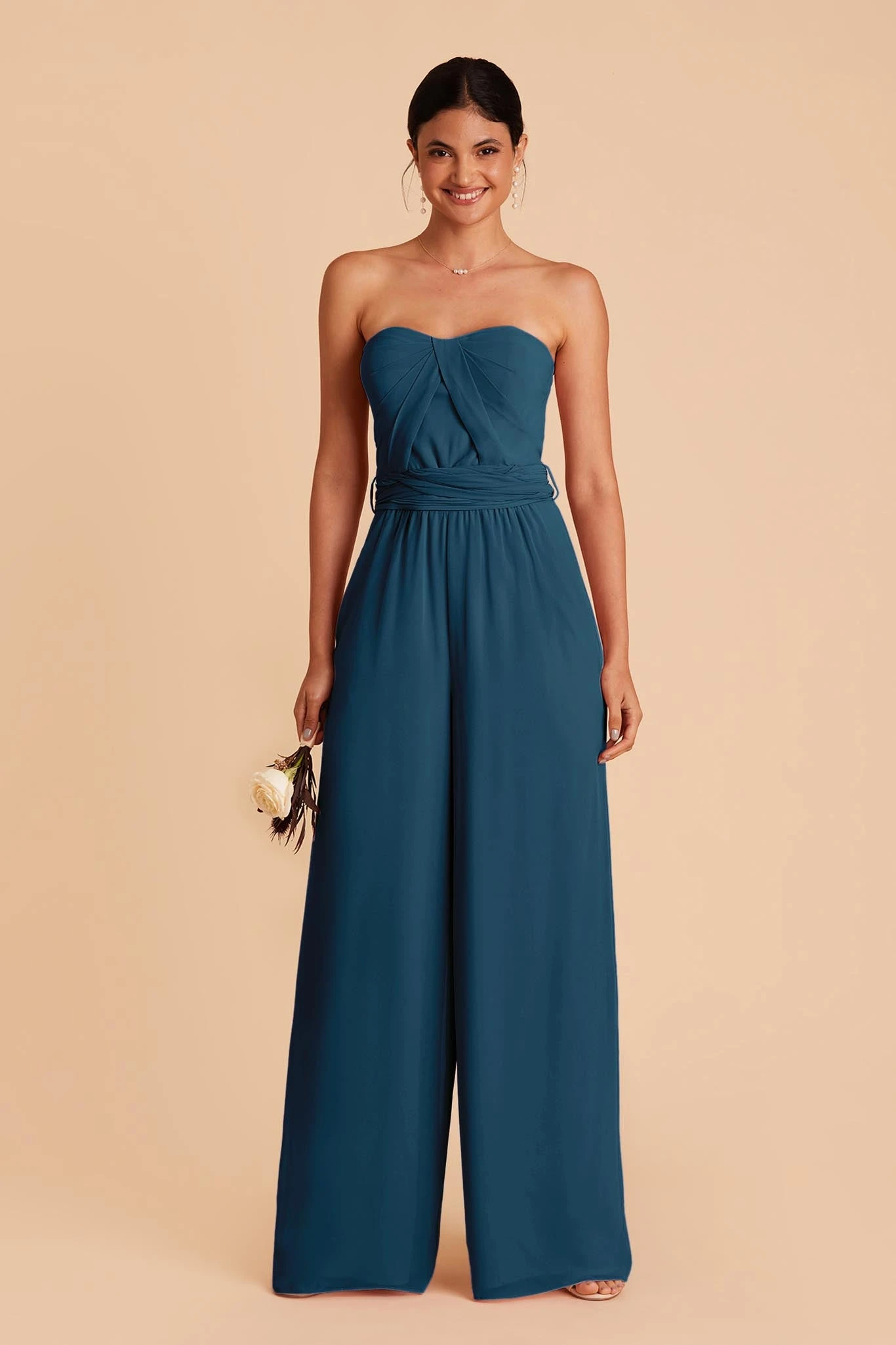 Gigi Convertible Jumpsuit - Ocean Blue 3 Gigi Convertible Jumpsuit - Ocean Blue