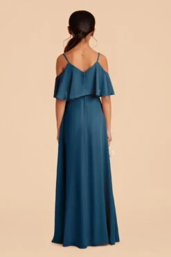 Janie Convertible Junior Dress - Ocean Blue 10 Janie Convertible Junior Dress - Ocean Blue -Elegance Bridal Store ocean blue janie convertible slit junior bridesmaid dress 01