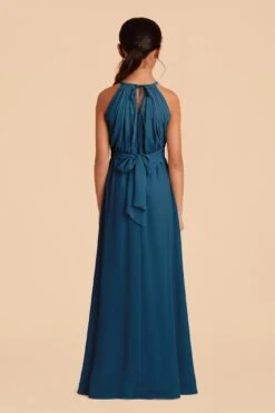 Sienna Junior Dress - Ocean Blue -Elegance Bridal Store ocean blue sienna junior bridesmaid dress 04
