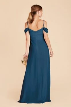 Spence Convertible Dress - Ocean Blue 13 Spence Convertible Dress - Ocean Blue -Elegance Bridal Store ocean blue spence convertible slit bridesmaid dress 04