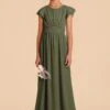 Celine Junior Dress - Olive 1 Celine Junior Dress - Olive -Elegance Bridal Store olive celine junior bridesmaid dress 01