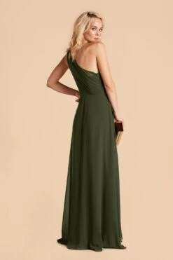 Kira Dress - Olive -Elegance Bridal Store olive convertible bridesmaid dress 04