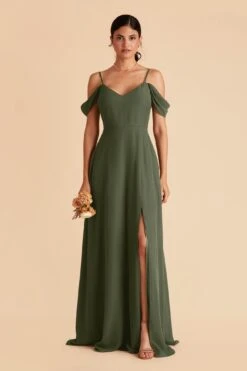 Devin Convertible Dress - Olive -Elegance Bridal Store olive devin convertible bridesmaid dress 01