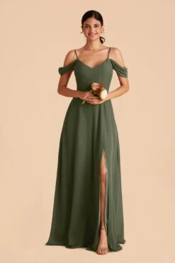 Devin Convertible Dress - Olive -Elegance Bridal Store olive devin convertible bridesmaid dress 03