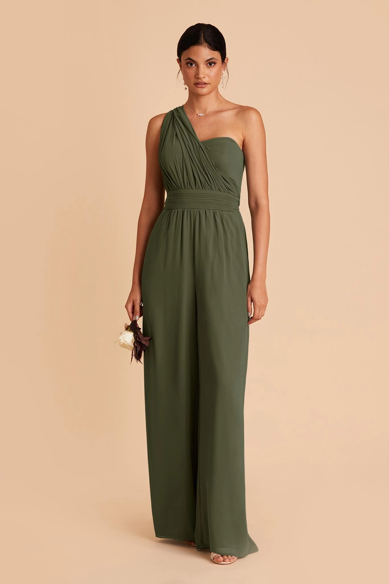 Gigi Convertible Jumpsuit - Olive 5 Gigi Convertible Jumpsuit - Olive - Image 3