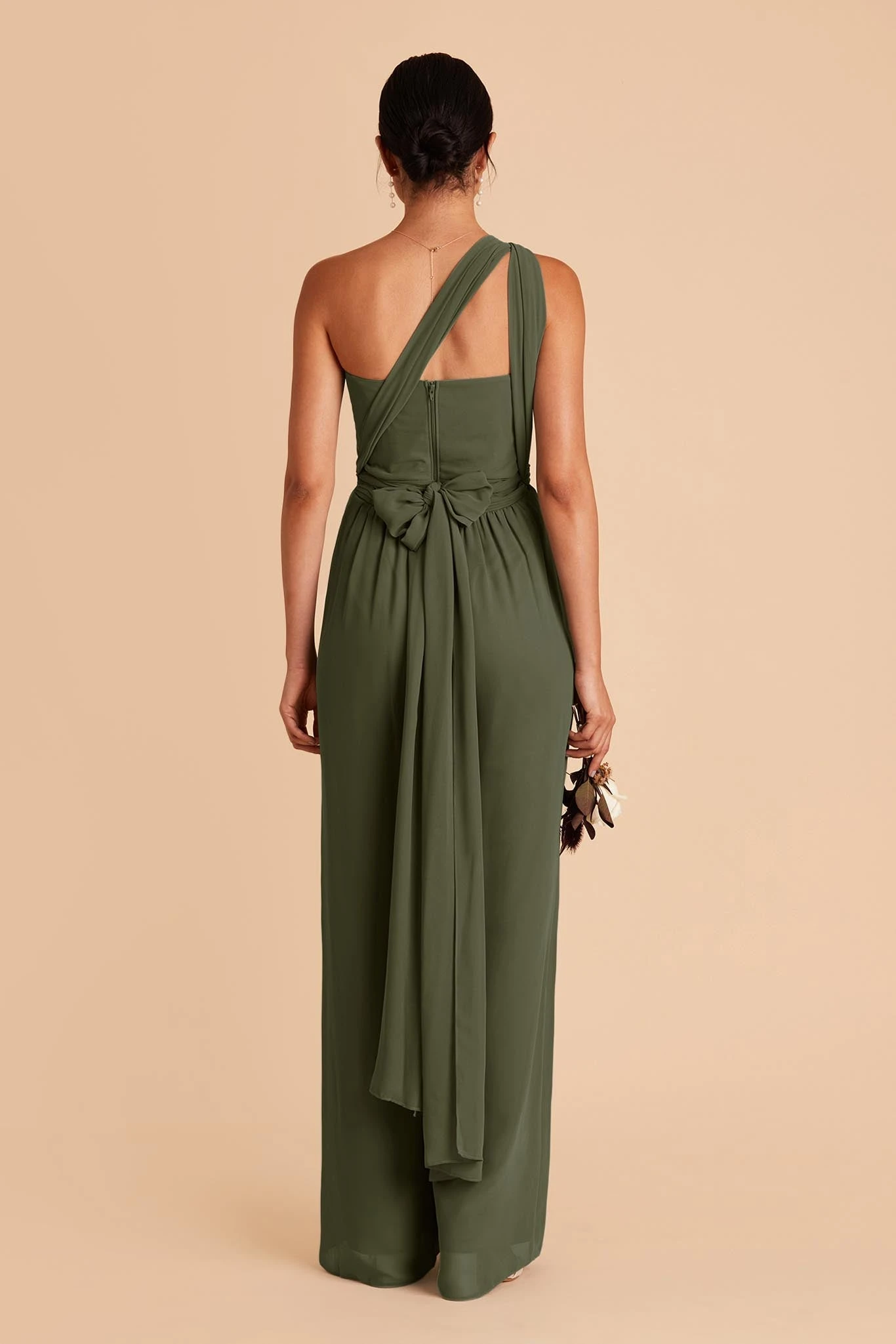 Gigi Convertible Jumpsuit - Olive 6 Gigi Convertible Jumpsuit - Olive - Image 4