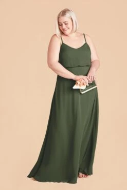 Gwennie Dress - Olive 17 Gwennie Dress - Olive -Elegance Bridal Store olive gwennie plus size bridesmaid dress 01
