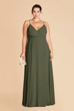 Kaia Dress - Olive 14 Kaia Dress - Olive -Elegance Bridal Store olive kaia plus size bridesmaid dress 01