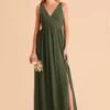 Laurie Empire Dress - Olive
