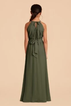 Sienna Junior Dress - Olive 10 Sienna Junior Dress - Olive -Elegance Bridal Store olive sienna junior bridesmaid dress 04