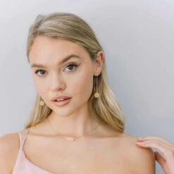 Presley Charm Necklace - Blush 13 Presley Charm Necklace - Blush -Elegance Bridal Store peachfreddiepresley ec56079c 90f6 42a7 8686 0e5000213975